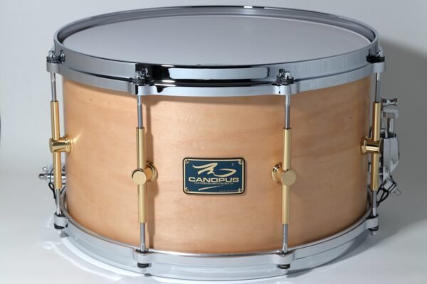 Canopus 'The Maple' 8ply Snare Drum 14x8 Natural Oil