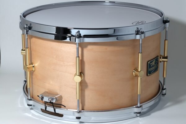 Canopus 'The Maple' 8ply Snare Drum 14x8 Natural Oil - Image 2