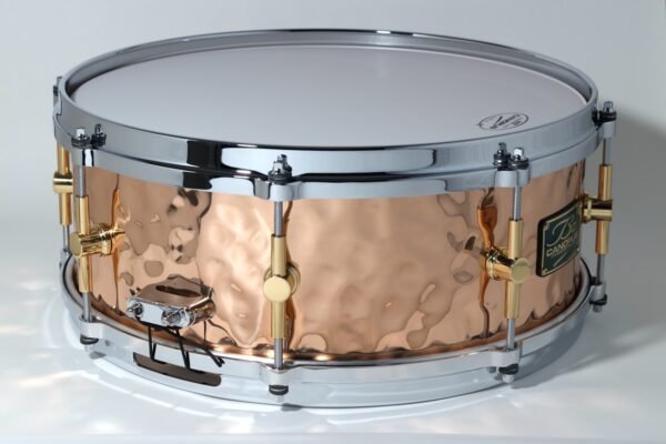 Canopus 'The Bronze' Hammered Snare Drum 14x5.5 - Image 2