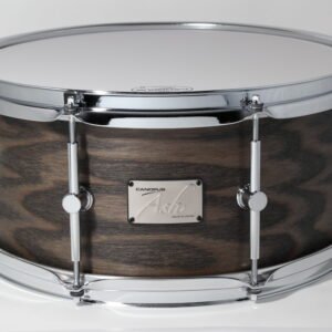 Canopus Ash 7ply Snare Drum 14x6.5 Blackish Oil