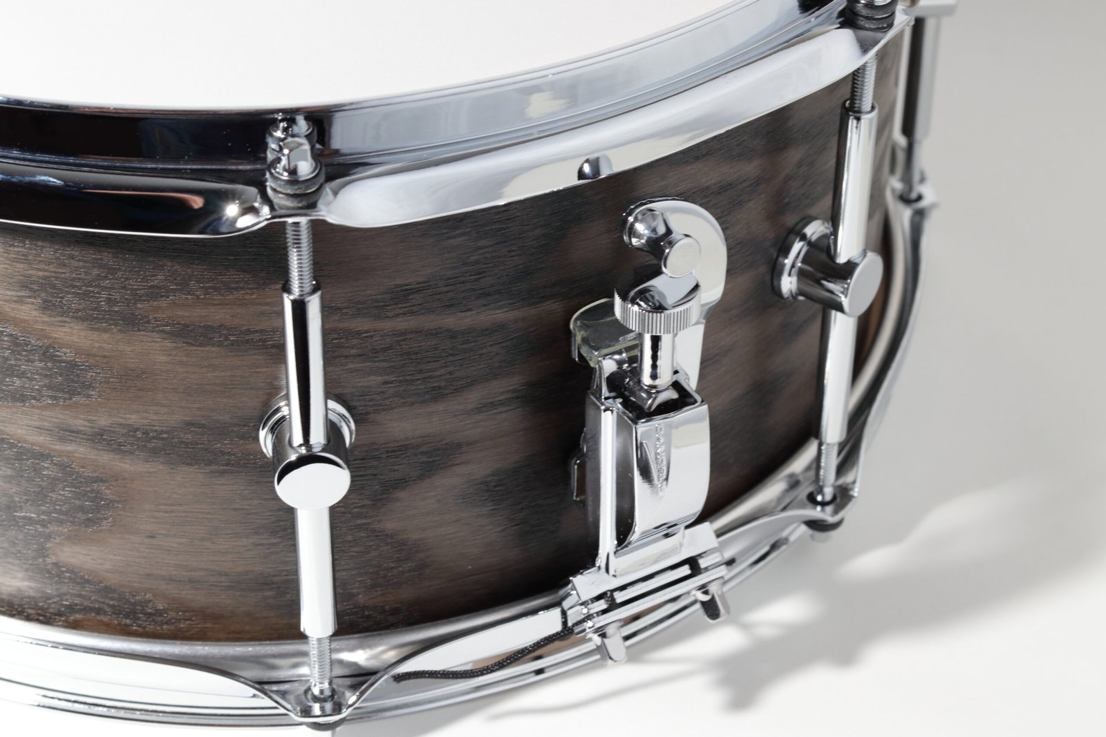 Canopus Ash 7ply Snare Drum 14x6.5 Blackish Oil - Image 4