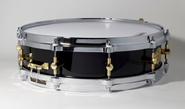 Noble & Cooley Solid Shell Classic Maple "The Phil Collins" Snare Drum 14X3.875 Piano Black Gloss - Image 2