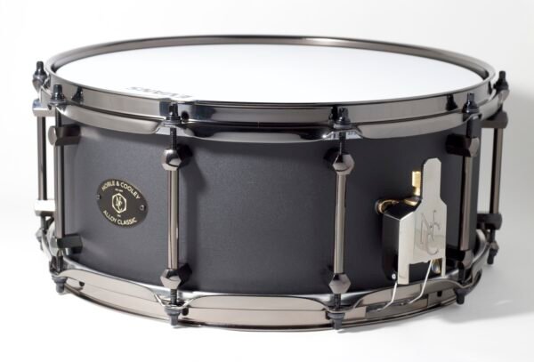 Noble & Cooley Alloy Classic Snare Drum 14x6 Black Powder Coated - Image 4