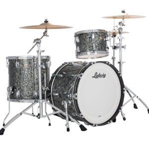 Ludwig Classic Maple Fab 3pc Shell Pack - Black Pearl