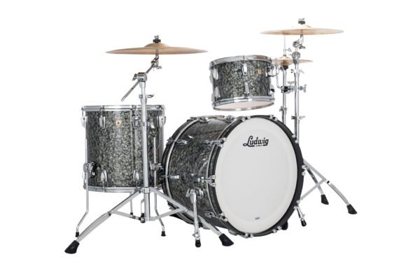 Ludwig Classic Maple Fab 3pc Shell Pack - Black Pearl