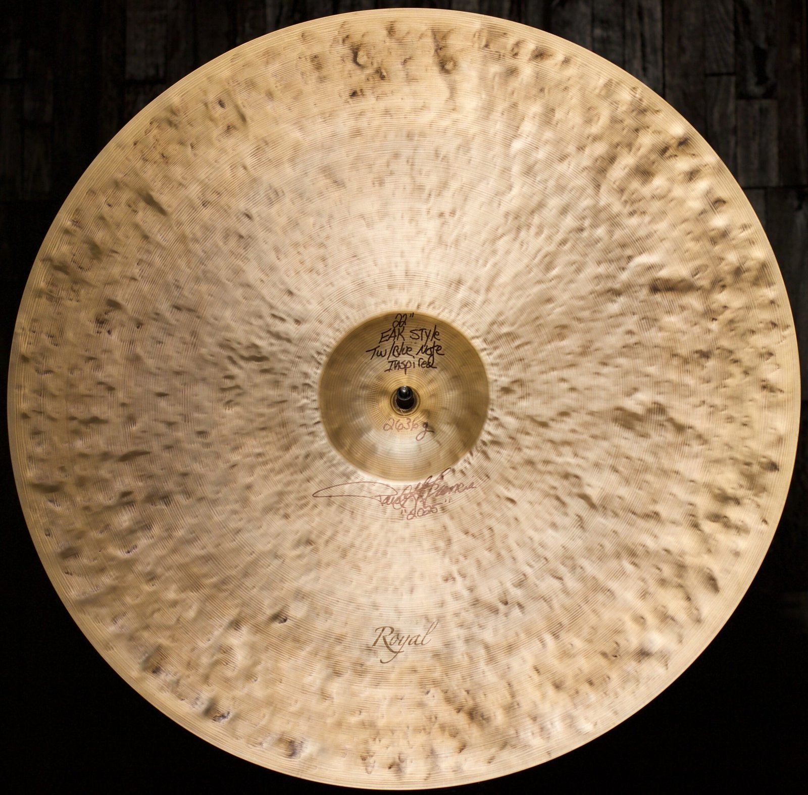 Royal Cymbals 22" Cymbal Craftsman Early K (Tony Williams NYC '89 Inspired) Ride - 2636g - Image 6