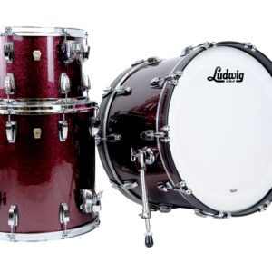 Ludwig Classic Maple Fab 3pc Shell Pack-Merlot Super Sparkle